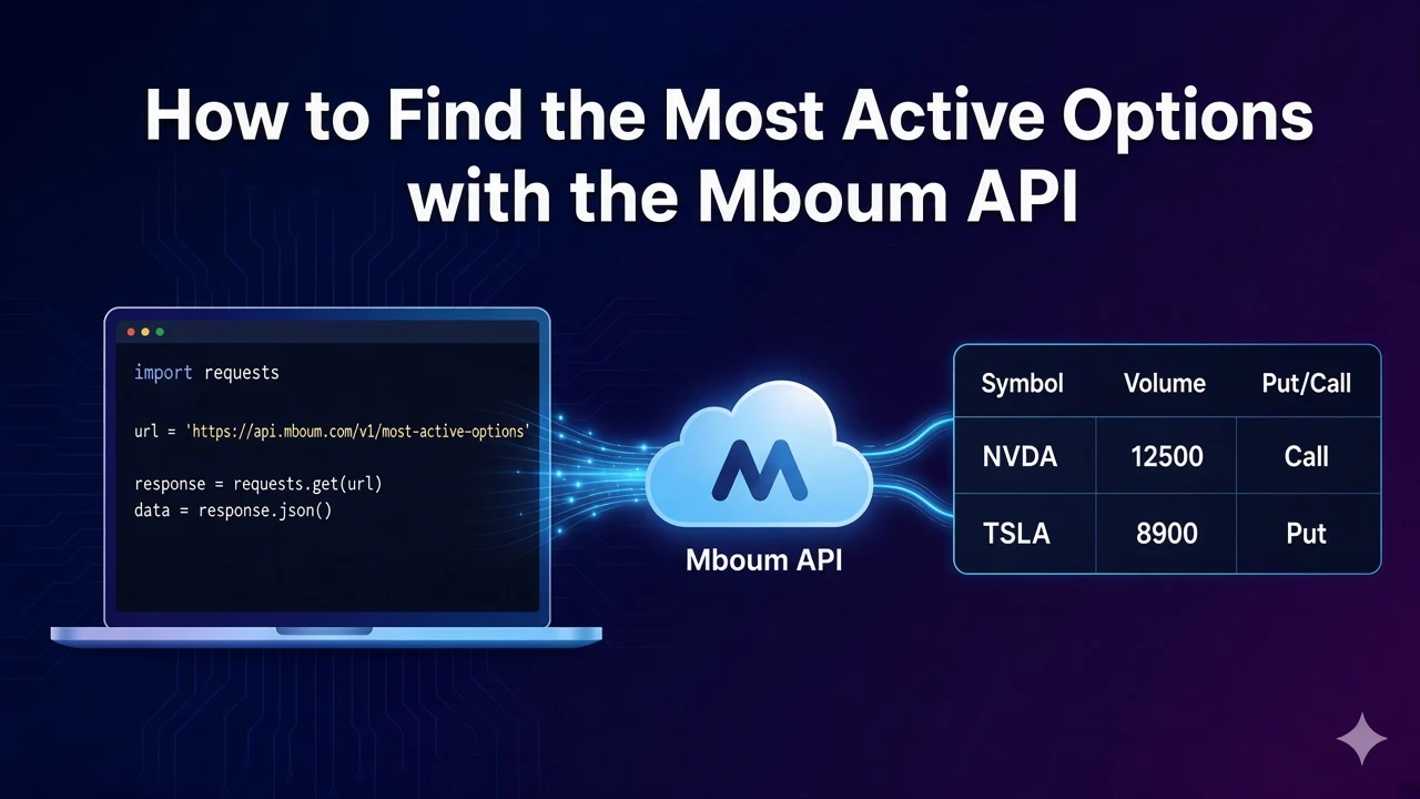 How to Find the Most Active Options with the Mboum API