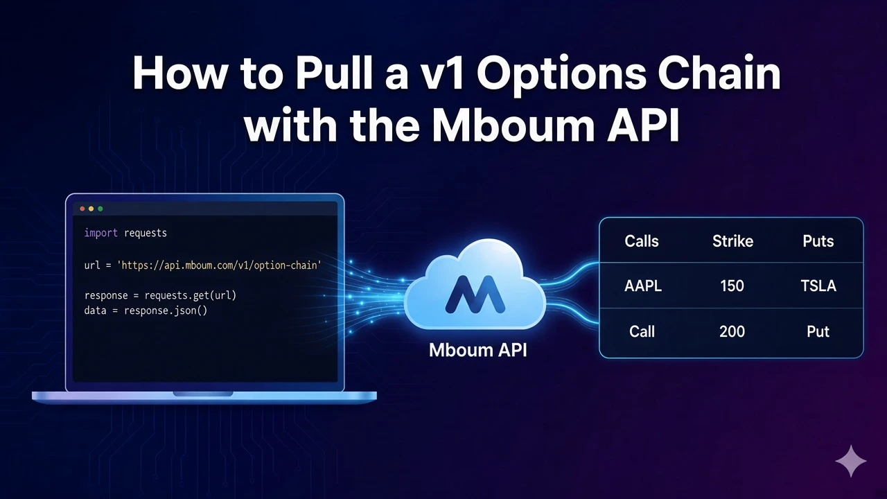 How to Pull a v1 Options Chain with the Mboum API