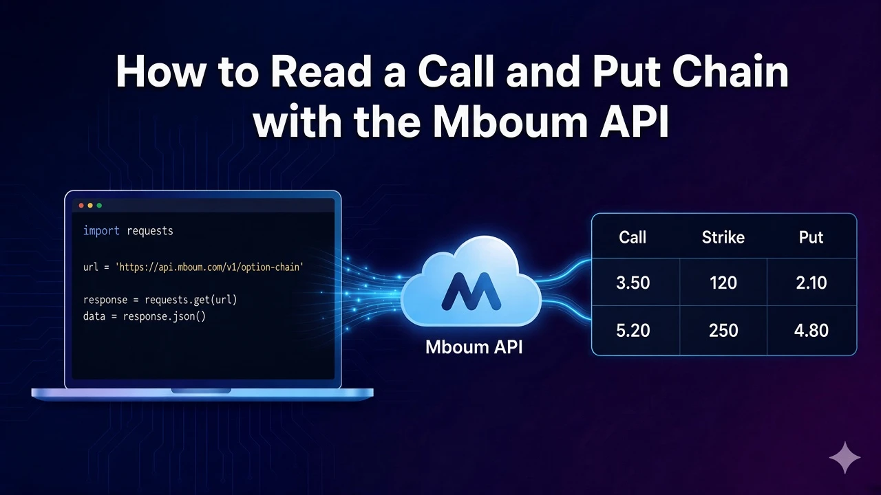 How to Read a Call and Put Chain with the Mboum API