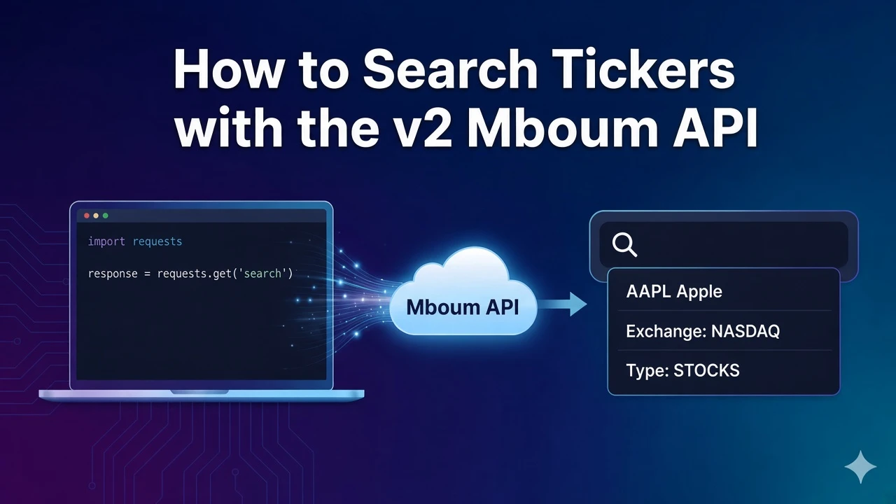 How to Search Tickers with the v2 Mboum API