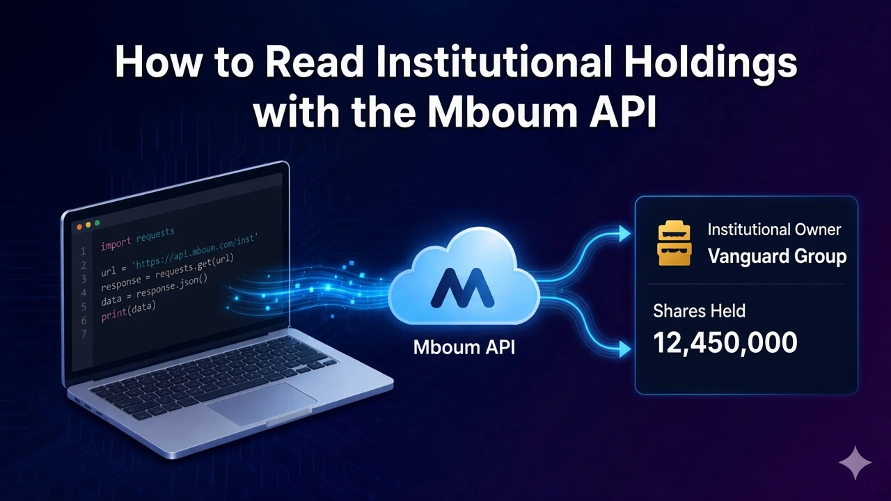 How to Read Institutional Holdings with the Mboum API