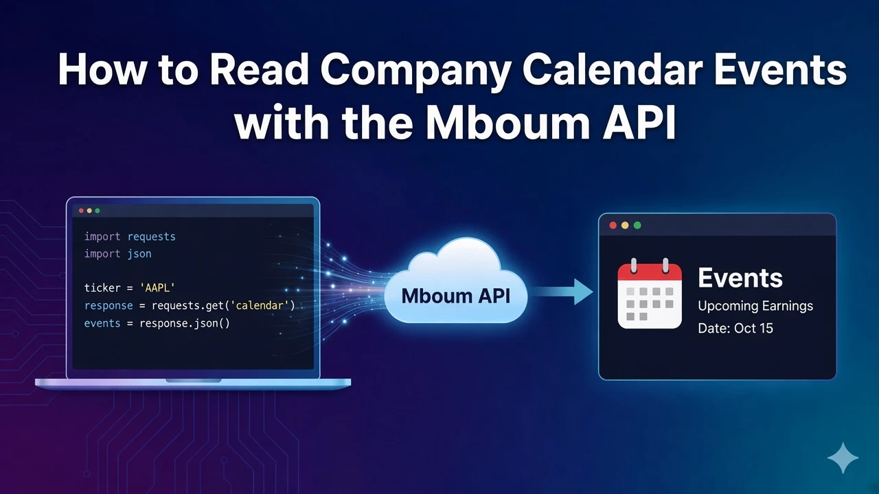 How to Read Company Calendar Events with the Mboum API