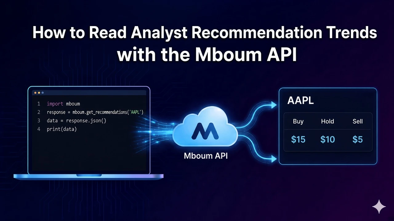 How to Read Analyst Recommendation Trends with the Mboum API