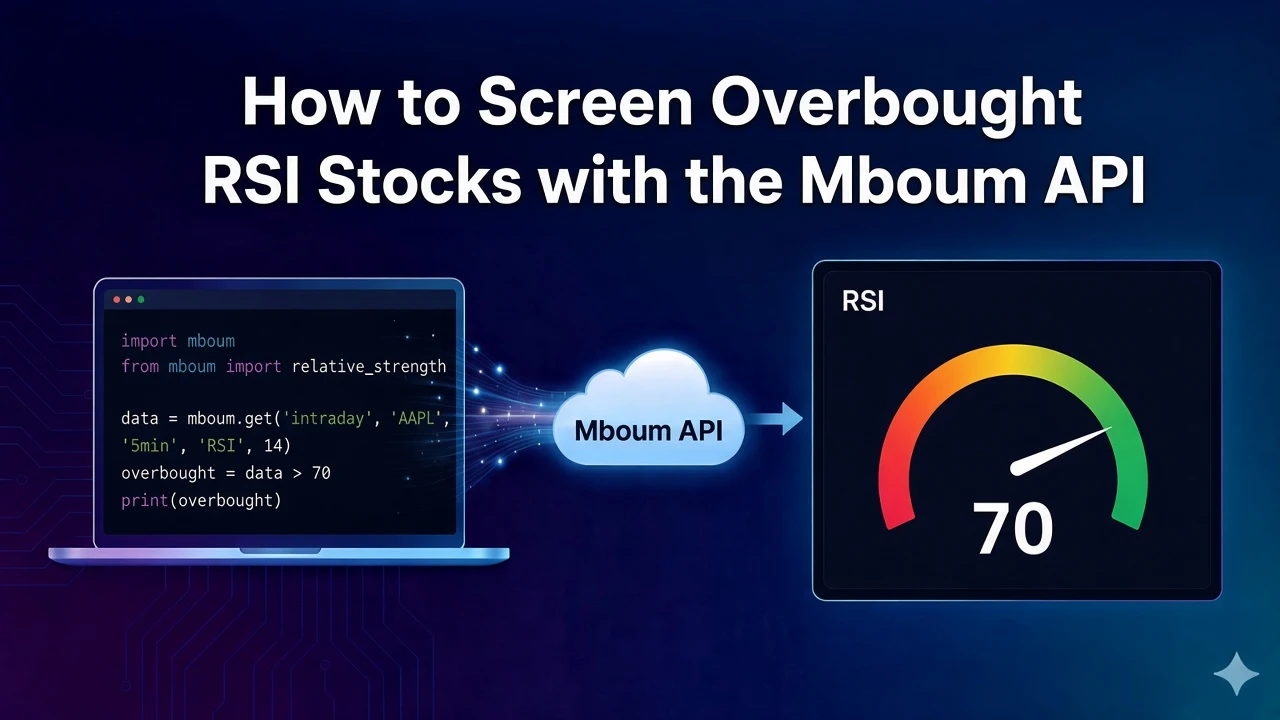 How to Screen Overbought RSI Stocks with the Mboum API