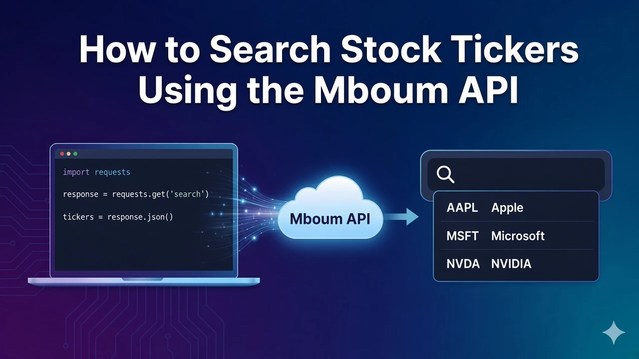 How to Search Stock Tickers Using the Mboum API