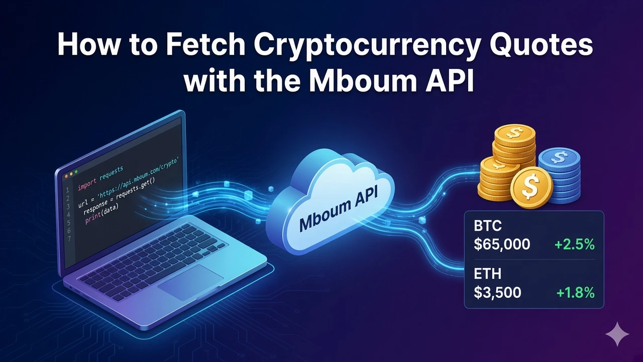 How to Fetch Cryptocurrency Quotes with the Mboum API