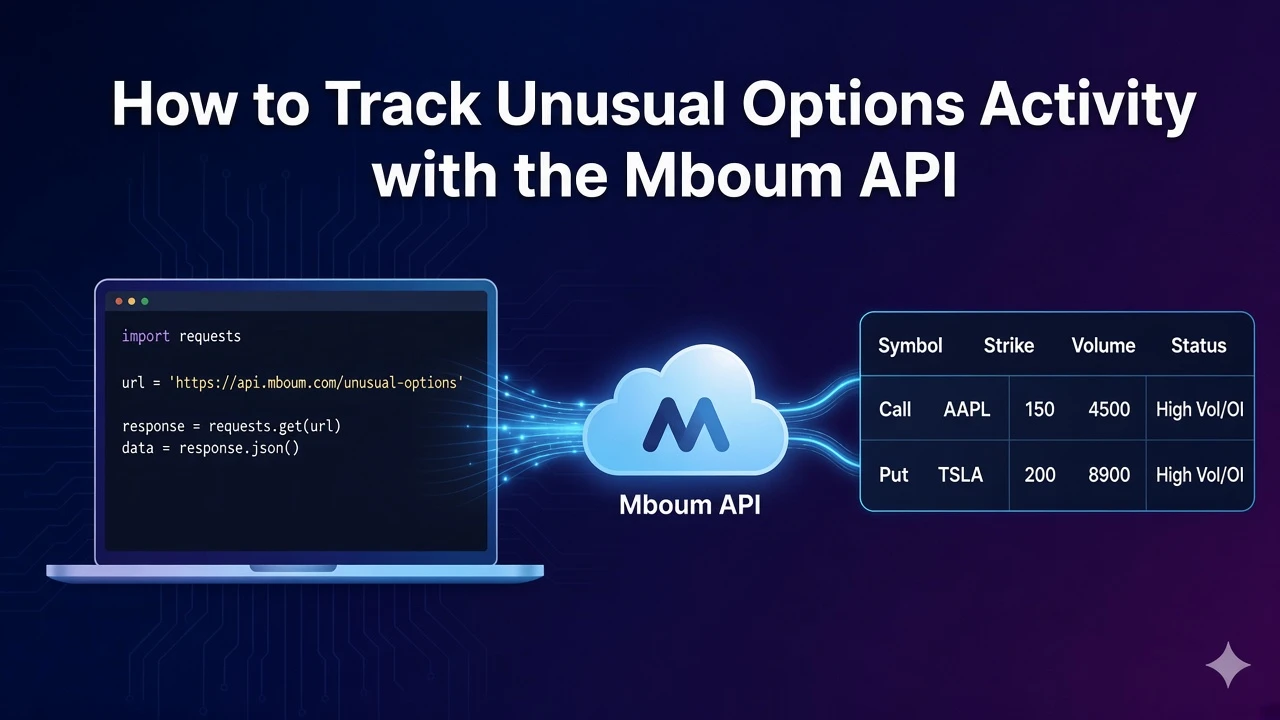 How to Track Unusual Options Activity with the Mboum API